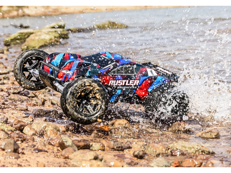 Traxxas Rustler 1:10 VX3 RTR oranžový