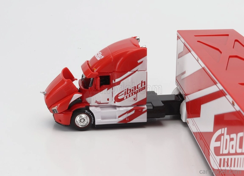 Maisto Mack Anthem Truck Eibach Car Transporter 2020 1:64 červená biela