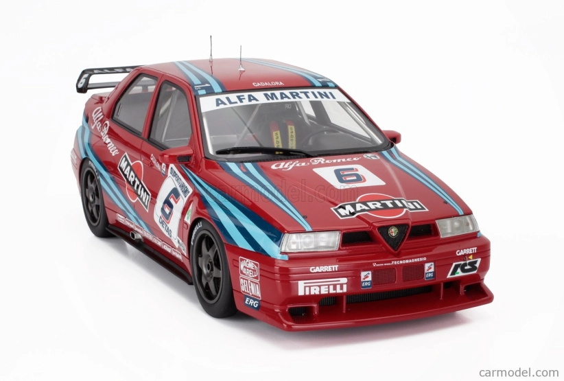 Mitica-r Alfa romeo Alfa Romeo 155 Gta S1 Superturismo Martini N 6 6th Monza 1992 Luca Cadalora 1:18 Red