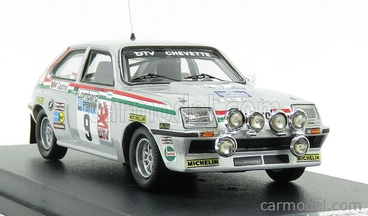 Trofeu Vauxhall Chevette Hsr (night Version) N 9 Rally Rac Lombard 1980 Pentti Airikkala - Risto Virtanen 1:43 Silver