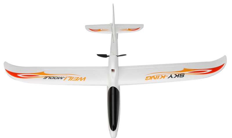 RC lietadlo Sky King F959, oranžová + náhradná batéria