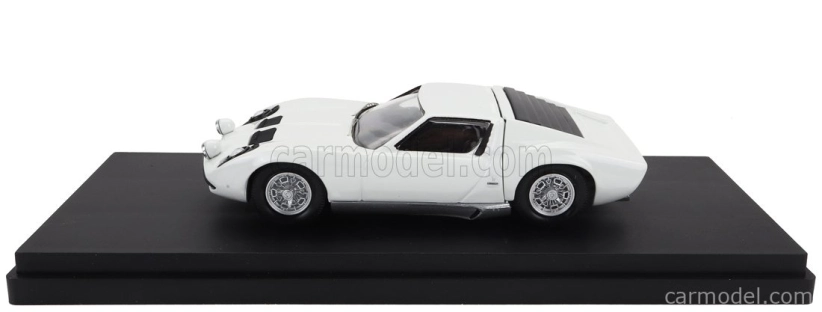 Rio-models Lamborghini Miura P400 1967 - Osobné auto Johnny Hallyday 1:43 Biela