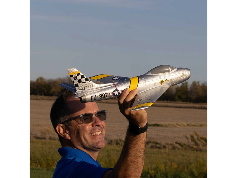RC letadlo E-flite F-86 Sabre 0.44m BNF Basic