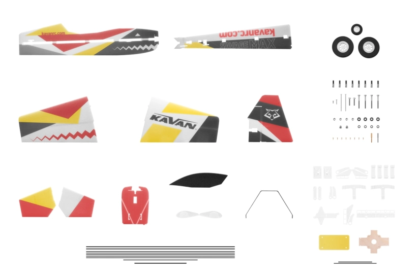 KAVAN Savage MAX - červený - poškodený