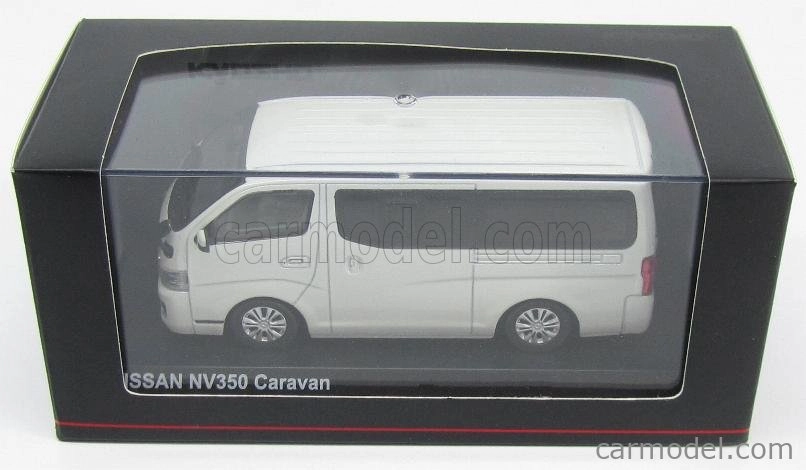 Kyosho Nissan Nv350 Minibus Caravan 2012 1:43 Brillant White Pearl Met