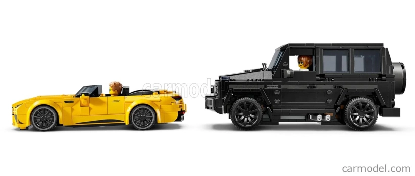Lego Mercedes benz Lego - Sada 2x Trieda G G63 Amg 2020 + Trieda S Sl63 Amg Spider 2022 Žltá čierna