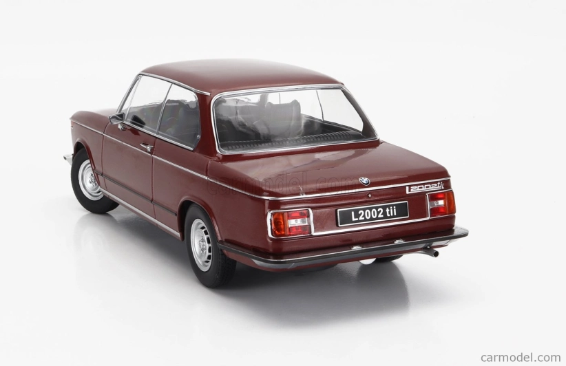 Kk-scale BMW L2002 Tii 2-series 1974 1:18 Tmavo červená
