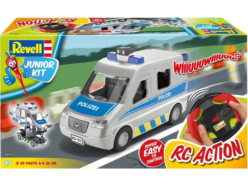 Revell Junior Kit – policajná dodávka (1:20)