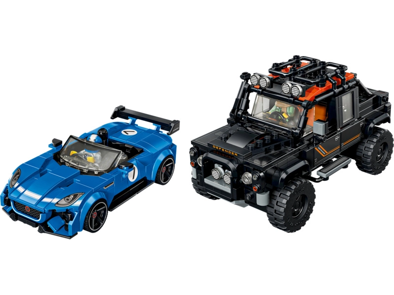 LEGO Speed Champions - Jaguar Project 7 a Land Rover Defender