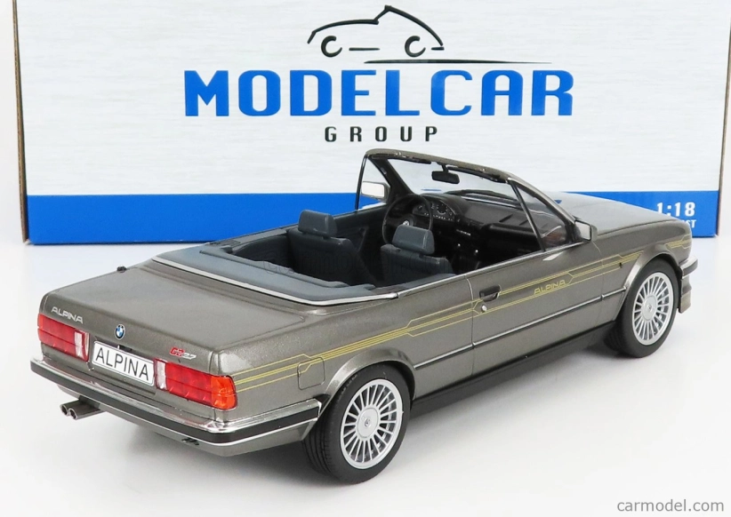 Mcg BMW radu 3 (e30) Alpina C2 2.7 Cabriolet 1989 1:18 Sivá