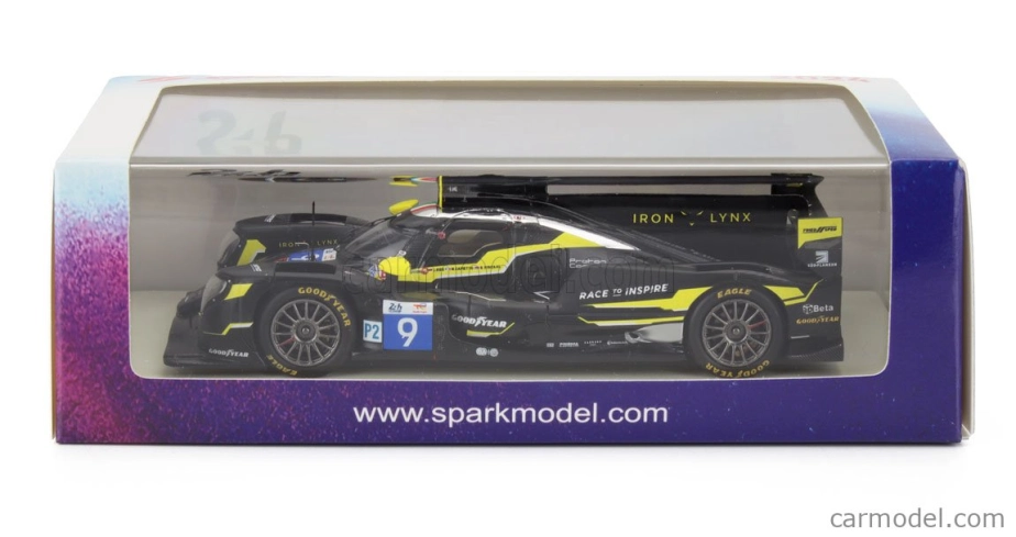Spark-model Oreca 07 Gibson Gk428 4.2l V8 Team Proton Competition N 9 24h Le Mans 2024 Maceo Capietto - Jonas Ried - Bent Viscaal 1:43 Černá Žlutá