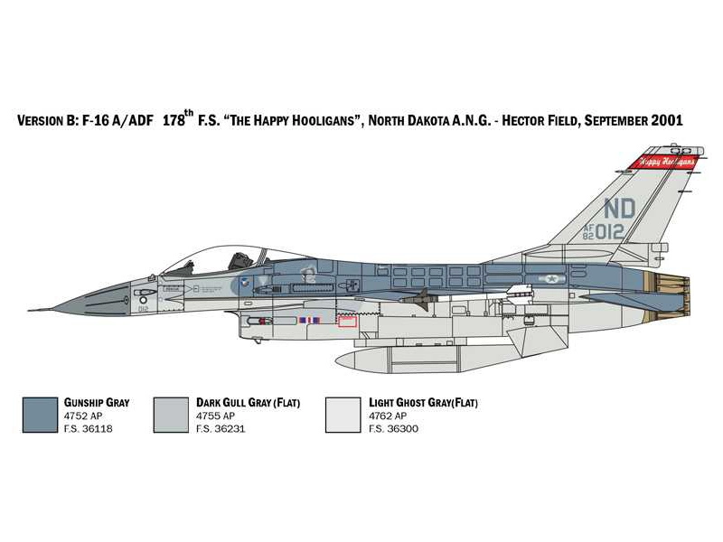 Italeri Lockheed F-16A Fighting Falcon (1:48)