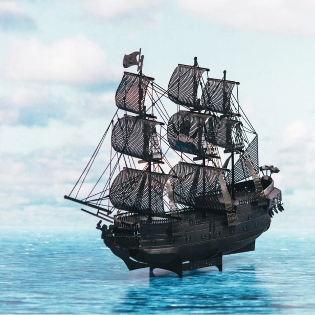 Oceľová súprava Black Pearl, čierna