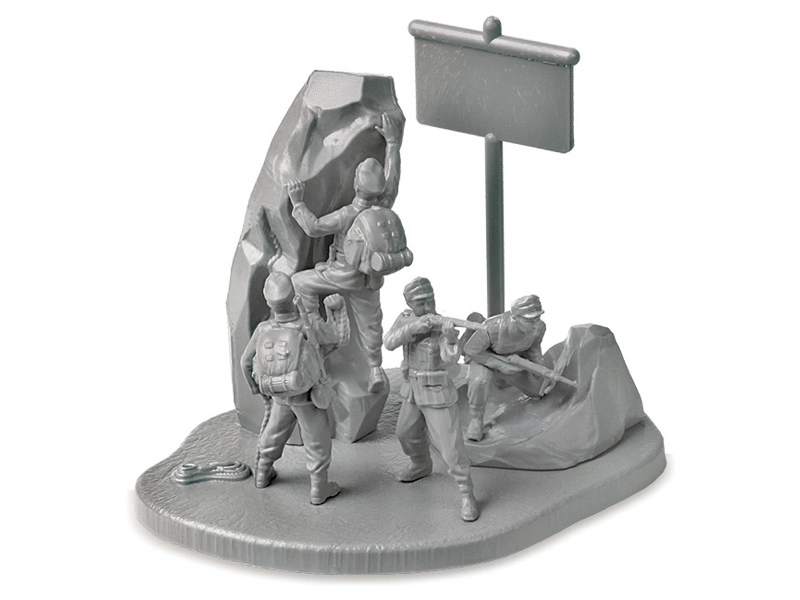 Zvezda figúrky – nemeckí Gebirgsjäger (1:72)