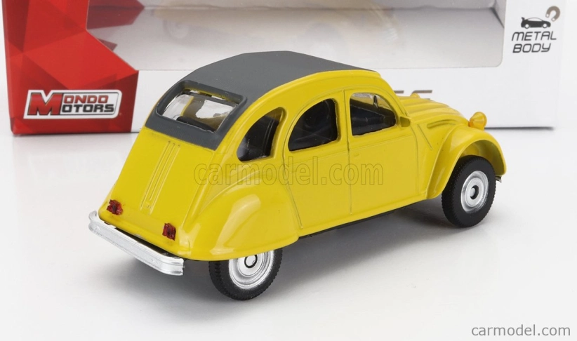Mondomotors Citroen 2cv 1961 1:43 Žltá