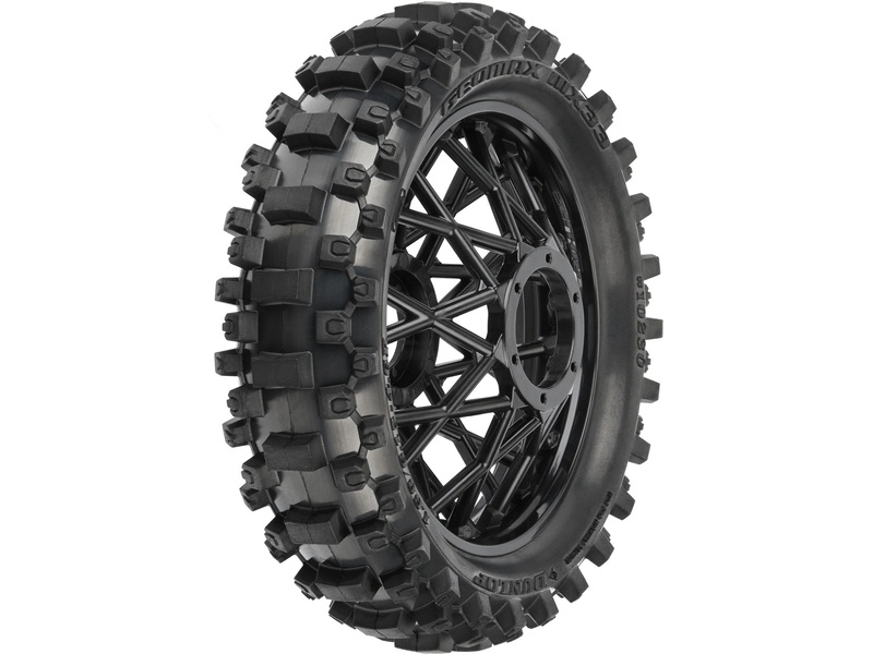 Bicykel Pro-Line so zadným diskom Dunlop Geomax MX33 V2 Bead CR4, čierny disk: PM-MX