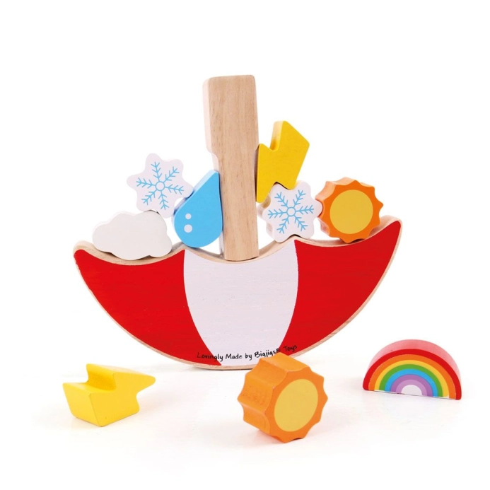 Bigjigs Toys Balančná hra Počasie – poškodený obal