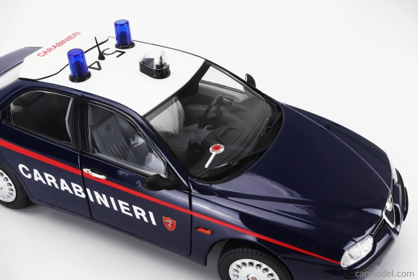 Mitica-diecast Alfa romeo 156 2.0 Twin Spark Carabinieri 1997 1:18 Blue White