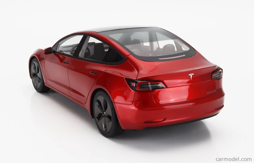 Ls-collectibles Tesla Model 3 2021 1:18 Red Met