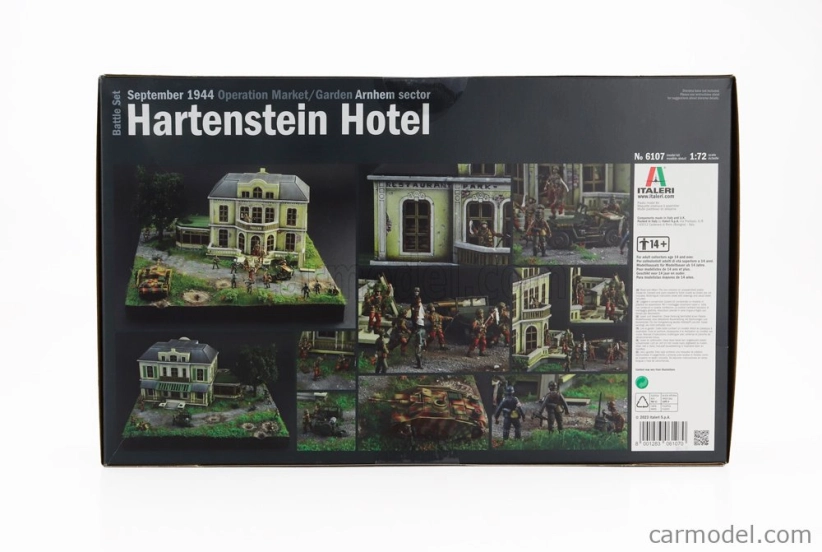 Príslušenstvo Italeri Hotel Hartenstein Vojenská operácia Market 1944 1:72 /