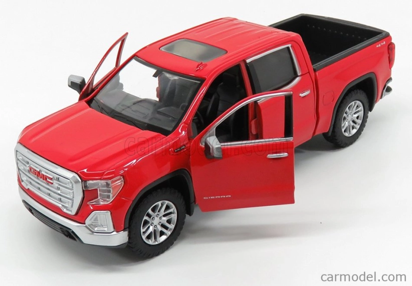 Motor-max GMC Sierra 1500 Slt Crew Cab Pick-up 2019 1:27 Red