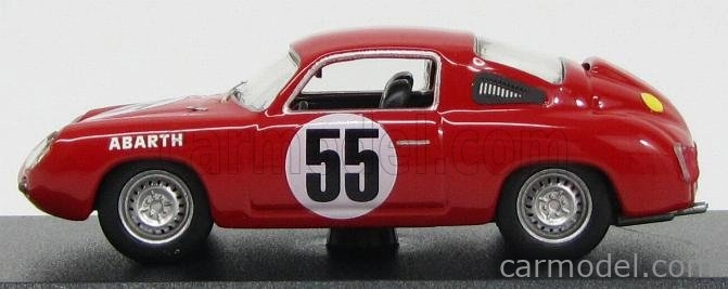 Najlepší model Fiat Abarth 700s Coupe Team Abarth & Cie N 55 24h Le Mans 1961 P.condrillier - C.foitek 1:43 Red