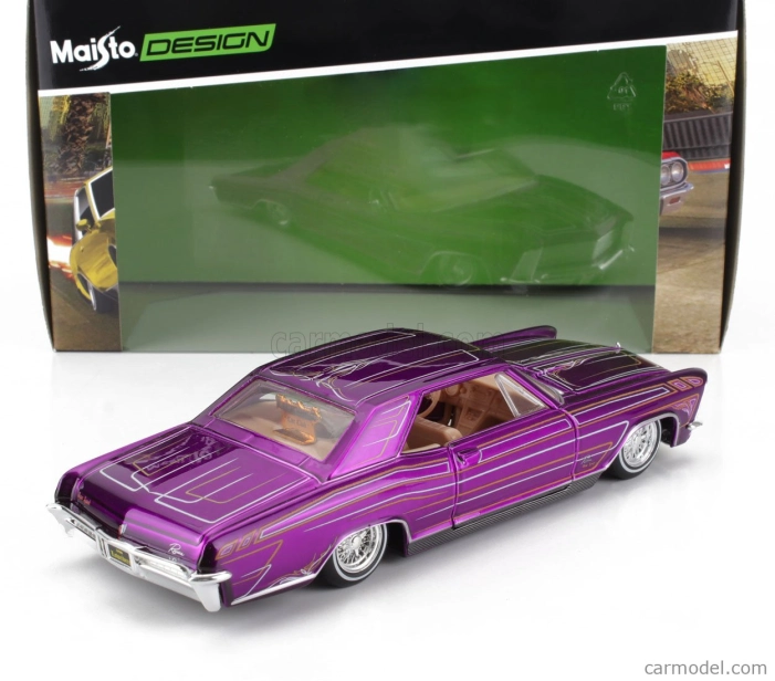 Maisto Buick Riviera Lowriders 1965 1:26 Purple Met