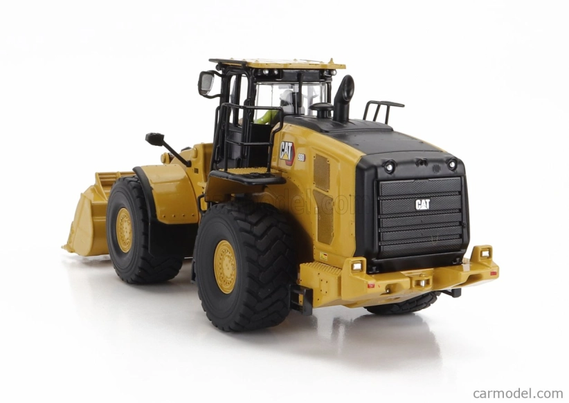 Dm-models Caterpillar Cat980 Ruspa Gommata - Scraper Tractor Wheel Loader 1:50 Žlutá Černá
