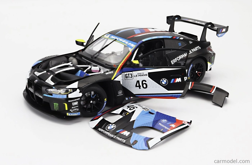 Minichamps BMW 4-series M4 Gt3 Team Wrt N 46 1:18, černá