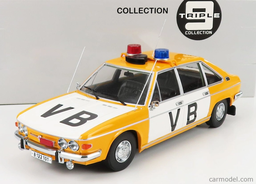 Triple9 Tatra 613 Vb Special Police Escort Of Top Government Officials 1czechoslovakia 979 1:18 Žlutá Bílá