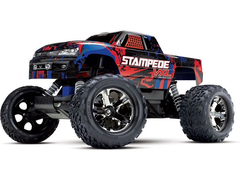 RC auto Traxxas Stampede 1:10 VXL TQi, červená