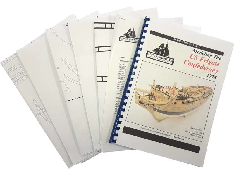 Model Shipways USF Confederacy 1778 1:64 kit