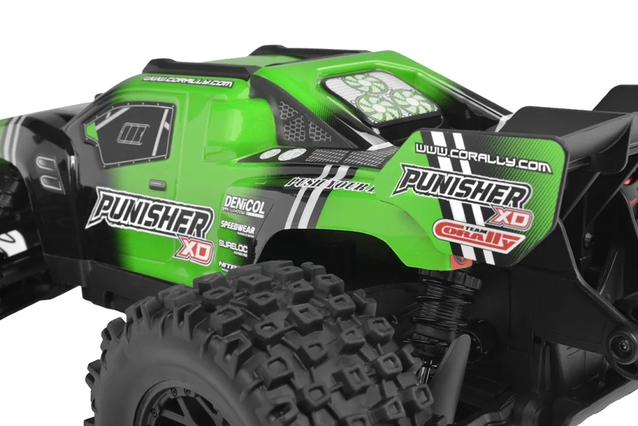 PUNISHER XD - RTR - Brushed 2S - Zelená