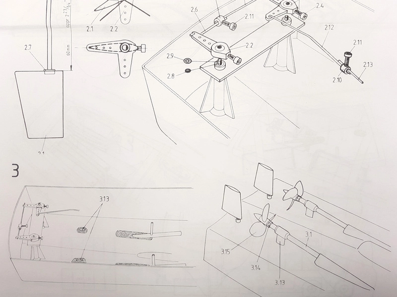 ROMARIN policajný čln W3 s doplnkami 1:25 kit