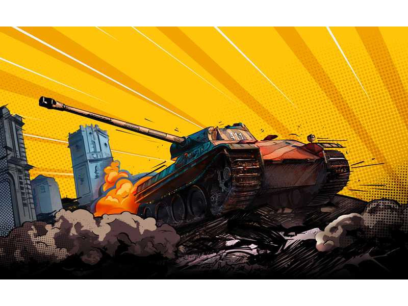 Italeri Ľahko zostaviteľný World of Tanks - Panther (1:72)