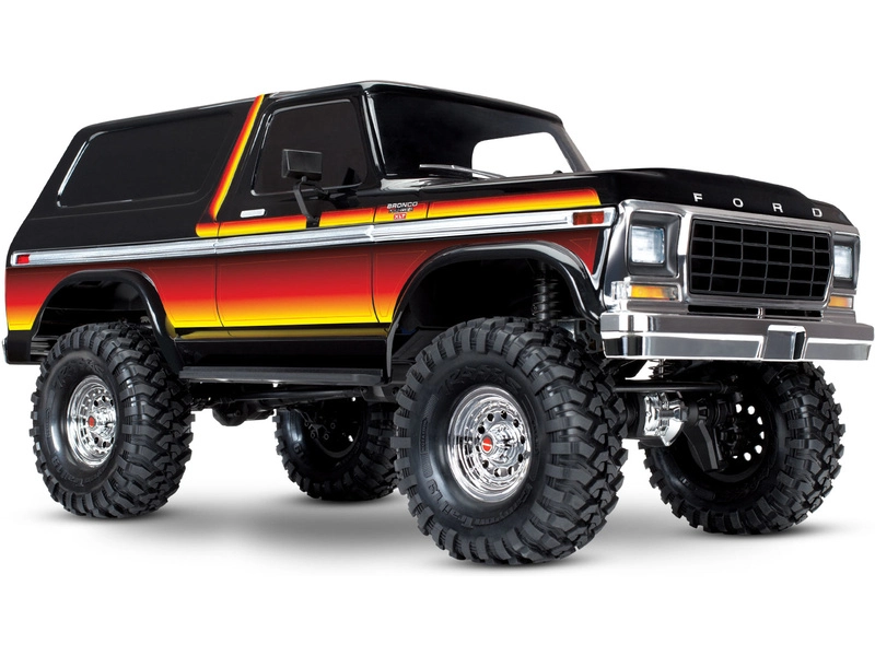 RC auto Traxxas TRX-4 Ford Bronco 1:10 TQi, červená