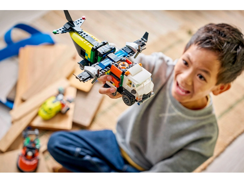 LEGO City - Remix: Lietadlo, servisné vozidlo a vznášadlo