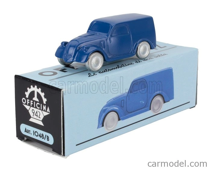 Officina-942 Fiat 500 B Furgoncino Van 1948 1:76 Blue