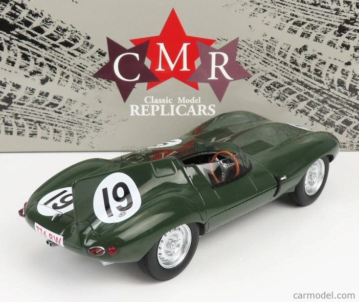 Cmr Jaguar D-type B.s.cunningham Team N 19 1:18, tmavě zelená