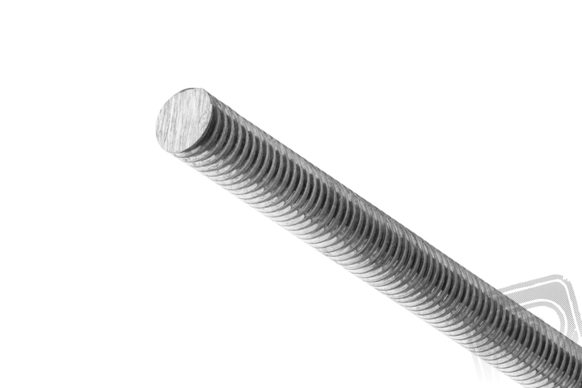 Oceľový závitový hriadeľ M3, 250 mm, 10 ks