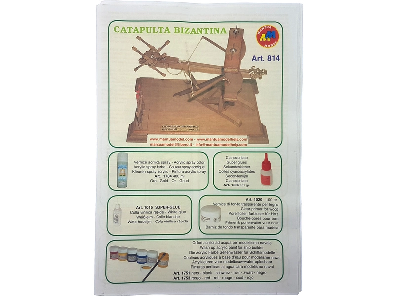 Mantua Model Byzantský katapult 1:17 kit
