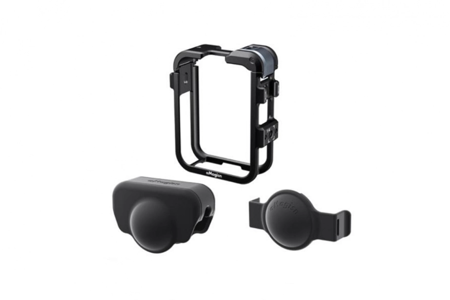 DJI OSMO 360 - Hliníkový rám s krytkami objektívov pre DJI OSMO 360 (čierna)