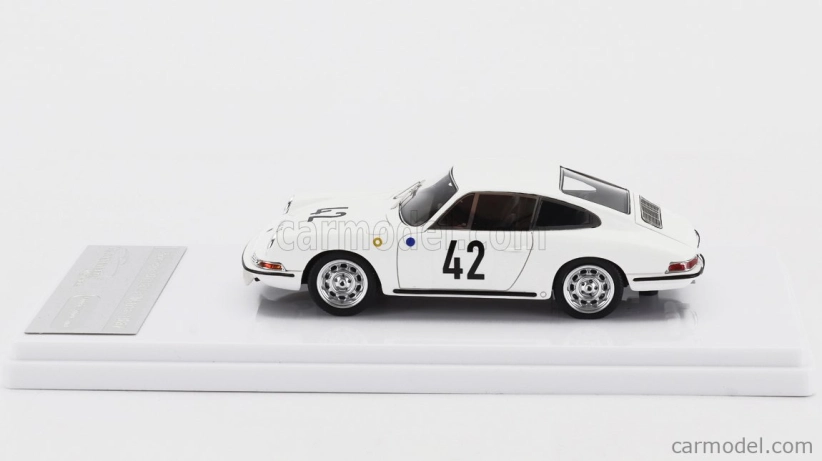 Tecnomodel Porsche 901 911 S Team Auguste Veuillet N 42 24h Le Mans 1967 R.buchet - H.linge 1:43 Biela