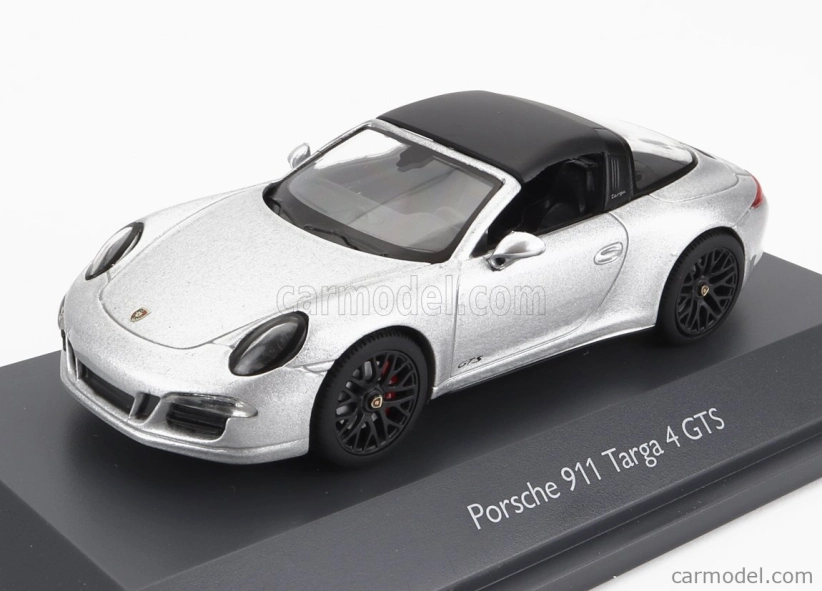Schuco Porsche 911 991 Carrera Targa Cabriolet 2014 1:43 Stříbrná Černá