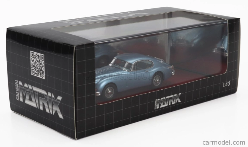 Matrix scale models Jaguar Xk150 S 3.8l Fastback By Hartin 1960 1:43 Světle Modrá