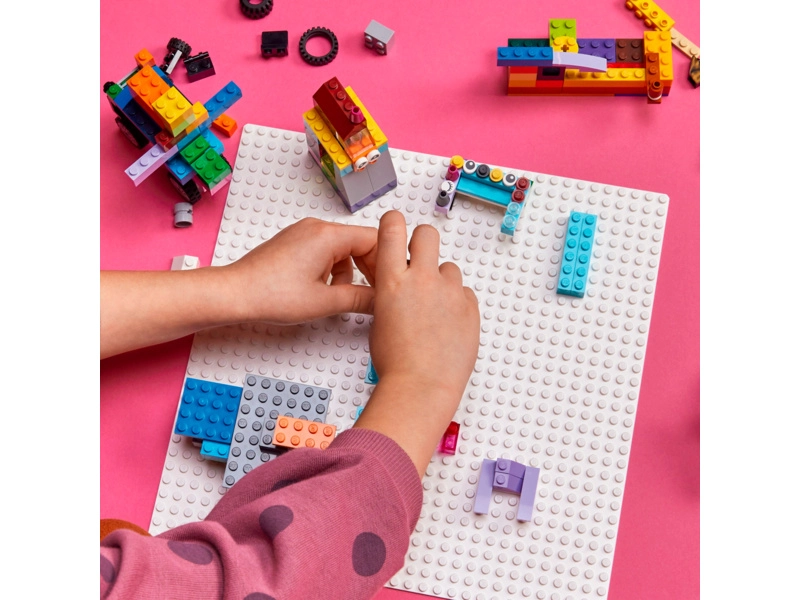 LEGO Classic - Biela podložka na stavanie