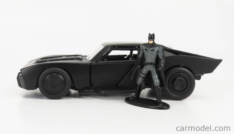 Jada Batman Batmobil s figúrkou 2022 - The Batman Movie 1:32 Matt Black