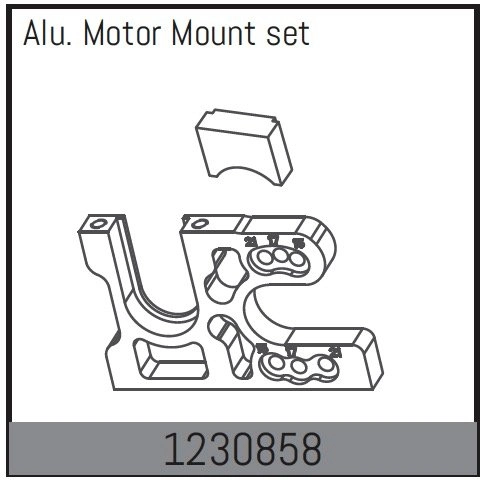 1230858 - Aluminium Motor Mount
