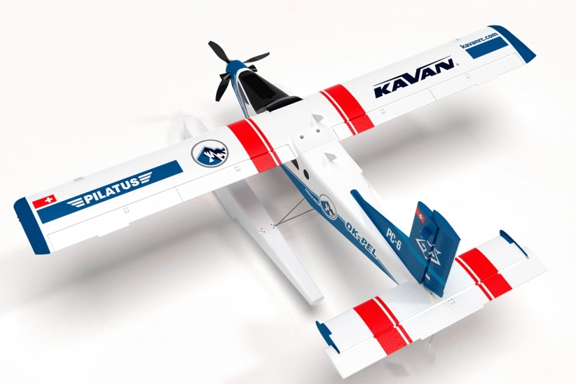 KAVAN Pilatus PC-6 Porter 1500 mm ARF – modrá