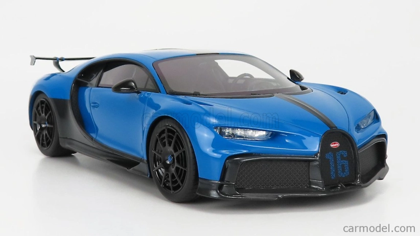 Truescale Bugatti Chiron N 16 Pur Sport 2018 1:18 Agile Blue Black